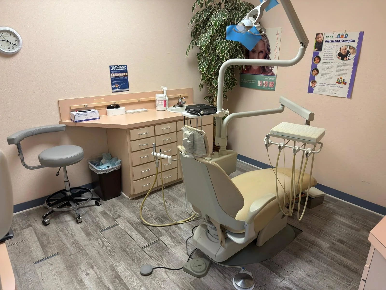 Dental chair and treatment area at Stephen Family Dentistry